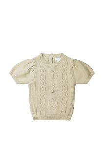 <img class='new_mark_img1' src='https://img.shop-pro.jp/img/new/icons23.gif' style='border:none;display:inline;margin:0px;padding:0px;width:auto;' />50%OFFJamie KayVivienne Knitted Top - ClayJanuary Collection