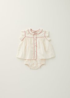 <img class='new_mark_img1' src='https://img.shop-pro.jp/img/new/icons23.gif' style='border:none;display:inline;margin:0px;padding:0px;width:auto;' />【30%OFF】CARAMEL「LEMONGRASS BABY SET - OFF WHITE」2023-SS