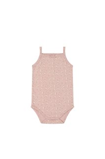 <img class='new_mark_img1' src='https://img.shop-pro.jp/img/new/icons23.gif' style='border:none;display:inline;margin:0px;padding:0px;width:auto;' />50%OFFJamie KayOrganic Cotton Singlet Bodysuit - Lulu Floral Powder PinkRuby Collection