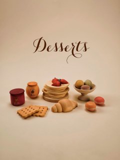 SABO concept「Wooden Play Food Set / Desserts」