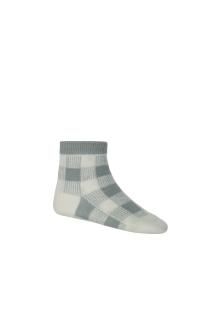 <img class='new_mark_img1' src='https://img.shop-pro.jp/img/new/icons23.gif' style='border:none;display:inline;margin:0px;padding:0px;width:auto;' />50%OFFJamie KayGingham Sock - Storm Grey2023 The Seasons Edit