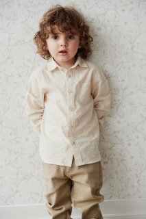 <img class='new_mark_img1' src='https://img.shop-pro.jp/img/new/icons14.gif' style='border:none;display:inline;margin:0px;padding:0px;width:auto;' />Jamie Kay「Organic Cotton Isaiah Shirt - Sesame Gingham」Posy & Elenore Collection