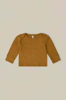 <img class='new_mark_img1' src='https://img.shop-pro.jp/img/new/icons14.gif' style='border:none;display:inline;margin:0px;padding:0px;width:auto;' />organic zoo「Brown Rib Long Sleeve Top」