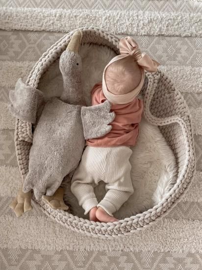 Senger Naturwelt「Cuddly Animal Goose Grey Vegan / Large Senger Naturwelt「Cuddly Animal Goose Grey Vegan / Large