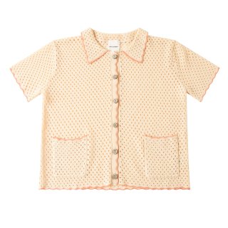 <img class='new_mark_img1' src='https://img.shop-pro.jp/img/new/icons14.gif' style='border:none;display:inline;margin:0px;padding:0px;width:auto;' />Knit planetCrochet Seaside Top - Cream / Orange2024-SS