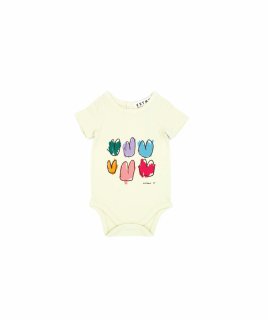 <img class='new_mark_img1' src='https://img.shop-pro.jp/img/new/icons14.gif' style='border:none;display:inline;margin:0px;padding:0px;width:auto;' />EstherBaby Short Sleeve Onesie - White2024-SS