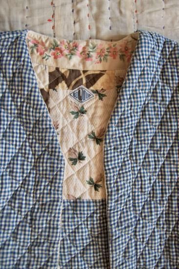 BONJOUR DIARY 「Reversible Patchwork Jacket Without Sleeves」- ny