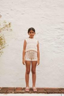 <img class='new_mark_img1' src='https://img.shop-pro.jp/img/new/icons23.gif' style='border:none;display:inline;margin:0px;padding:0px;width:auto;' />30%OFFBebe OrganicPaloma Vest (Tulip Crochet)2025-SS