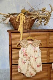 <img class='new_mark_img1' src='https://img.shop-pro.jp/img/new/icons14.gif' style='border:none;display:inline;margin:0px;padding:0px;width:auto;' />BONJOUR DIARY Romper With Scarf (Antoinette Print)2025-SS