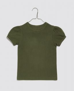 <img class='new_mark_img1' src='https://img.shop-pro.jp/img/new/icons23.gif' style='border:none;display:inline;margin:0px;padding:0px;width:auto;' />30%OFFLittle Cotton ClothesOrganic Pointelle T-shirt - Fern2025-SS