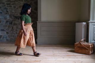 <img class='new_mark_img1' src='https://img.shop-pro.jp/img/new/icons23.gif' style='border:none;display:inline;margin:0px;padding:0px;width:auto;' />30%OFFLittle Cotton ClothesRuth Culottes - Saffron Floral2025-SS