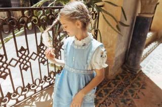 <img class='new_mark_img1' src='https://img.shop-pro.jp/img/new/icons23.gif' style='border:none;display:inline;margin:0px;padding:0px;width:auto;' />30%OFFLali KidsClare Romper - Airy Blue Linen2025-SS