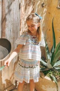 <img class='new_mark_img1' src='https://img.shop-pro.jp/img/new/icons23.gif' style='border:none;display:inline;margin:0px;padding:0px;width:auto;' />30%OFFLali KidsLucy Skirt Set - Border Stripe2025-SS