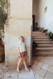 <img class='new_mark_img1' src='https://img.shop-pro.jp/img/new/icons23.gif' style='border:none;display:inline;margin:0px;padding:0px;width:auto;' />30%OFFLali KidsLuna Top - Opaline Linen2025-SS