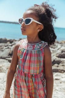 <img class='new_mark_img1' src='https://img.shop-pro.jp/img/new/icons23.gif' style='border:none;display:inline;margin:0px;padding:0px;width:auto;' />30%OFFLali KidsThea Romper - Red Madras Plaid2025-SS Drop2