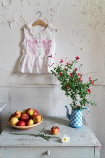 <img class='new_mark_img1' src='https://img.shop-pro.jp/img/new/icons14.gif' style='border:none;display:inline;margin:0px;padding:0px;width:auto;' />MarlaguetteMarguerite Top (White & Pink Heart)2025-SS