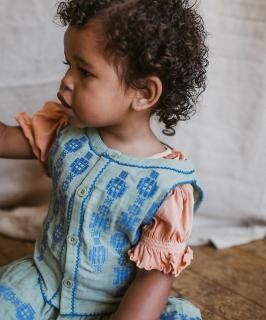 <img class='new_mark_img1' src='https://img.shop-pro.jp/img/new/icons14.gif' style='border:none;display:inline;margin:0px;padding:0px;width:auto;' />MABLI Folk Vest (Laurel)2025-SS Drop3