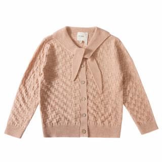 <img class='new_mark_img1' src='https://img.shop-pro.jp/img/new/icons14.gif' style='border:none;display:inline;margin:0px;padding:0px;width:auto;' />Knit planetCollar Cardigan - Pastel Orange2025-AW