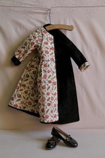 BONJOUR DIARY 「Reversible Dress Coat (Aline Print)」- ny-vind