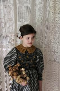 <img class='new_mark_img1' src='https://img.shop-pro.jp/img/new/icons14.gif' style='border:none;display:inline;margin:0px;padding:0px;width:auto;' />BONJOUR DIARY Handsmock Blouse With Removable Crochet Collar (Provencal Print)2025-AW
