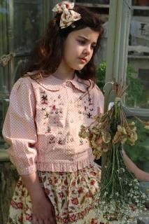 <img class='new_mark_img1' src='https://img.shop-pro.jp/img/new/icons14.gif' style='border:none;display:inline;margin:0px;padding:0px;width:auto;' />BONJOUR DIARY Embroidered Shirt (Pink Dot Print)2025-AW