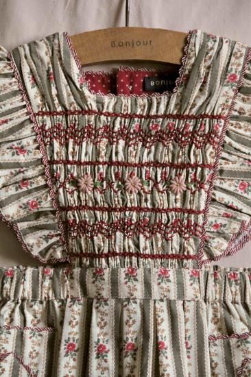 Bonjour Diary ／ NEW APRON DRESS 2-3Y Bonjour Diary New Apron Dress (Red Check) | Jean + Hadley