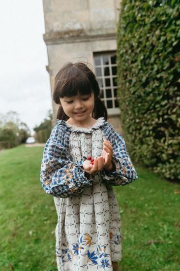 Lali Kids「Tulip Dress - Double-Sided Yarn Dye」- ny-vind
