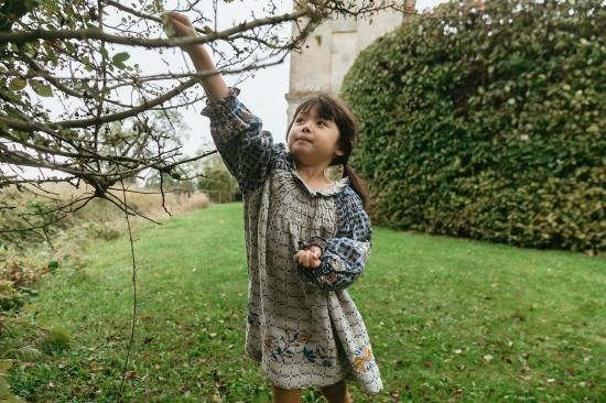 Lali Kids「Tulip Dress - Double-Sided Yarn Dye」- ny-vind
