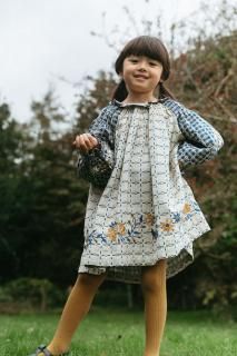 <img class='new_mark_img1' src='https://img.shop-pro.jp/img/new/icons14.gif' style='border:none;display:inline;margin:0px;padding:0px;width:auto;' />Lali KidsTulip Dress - Double-Sided Yarn Dye2025-AW