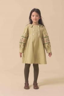 <img class='new_mark_img1' src='https://img.shop-pro.jp/img/new/icons14.gif' style='border:none;display:inline;margin:0px;padding:0px;width:auto;' />Lali KidsGemma Dress - Faded Moss2025-AW