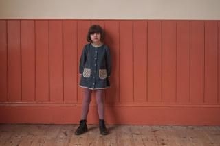 <img class='new_mark_img1' src='https://img.shop-pro.jp/img/new/icons14.gif' style='border:none;display:inline;margin:0px;padding:0px;width:auto;' />Little Cotton ClothesJules Dress - Velvet in Juniper2025-AW