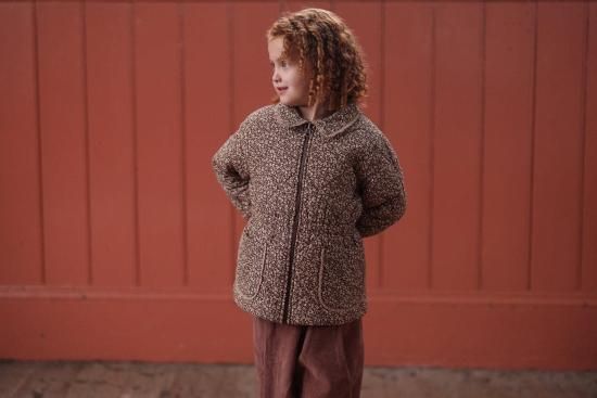 【新品】&エルシー　花天使ジャケット Little Cotton Clothes「Elsie Jacket - Bracken Floral」- ny