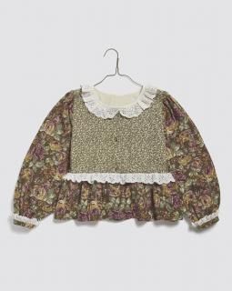 <img class='new_mark_img1' src='https://img.shop-pro.jp/img/new/icons14.gif' style='border:none;display:inline;margin:0px;padding:0px;width:auto;' />Little Cotton ClothesLara Blouse - Combe Floral2025-AW