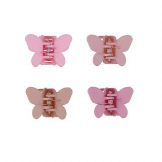 <img class='new_mark_img1' src='https://img.shop-pro.jp/img/new/icons14.gif' style='border:none;display:inline;margin:0px;padding:0px;width:auto;' />RockahulaLittle Butterfly Claw Clips 4 Pack Pink