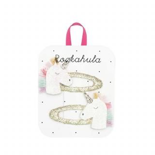 <img class='new_mark_img1' src='https://img.shop-pro.jp/img/new/icons14.gif' style='border:none;display:inline;margin:0px;padding:0px;width:auto;' />RockahulaRainbow Unicorn Clips White