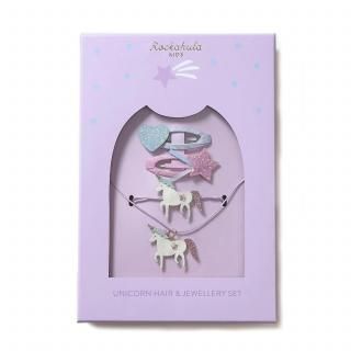 <img class='new_mark_img1' src='https://img.shop-pro.jp/img/new/icons14.gif' style='border:none;display:inline;margin:0px;padding:0px;width:auto;' />RockahulaUnicorn Hair & Jewellery Set  White