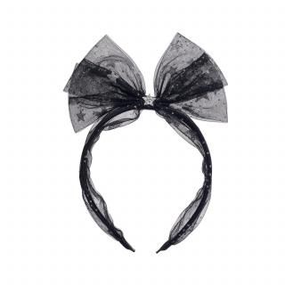 <img class='new_mark_img1' src='https://img.shop-pro.jp/img/new/icons14.gif' style='border:none;display:inline;margin:0px;padding:0px;width:auto;' />RockahulaMystic Sparkle Tulle Bow Headband Black