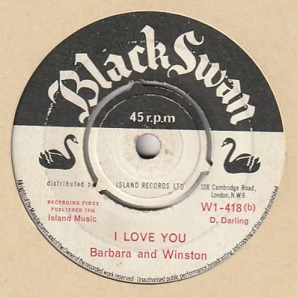 洋楽 I Love you / Winston & Barbara 洋楽 I Love you / Winston & Barbara 洋楽 I Love you