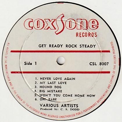 V/A GET READY ROCK STEADY レコード 盤極美品 2025年最新