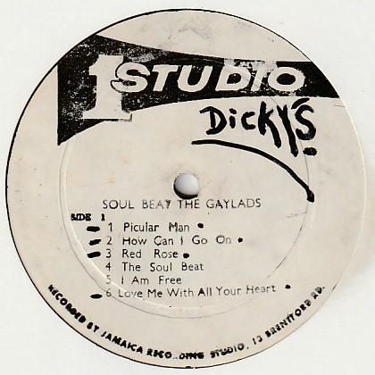 ジャマイカLP The Gaylads Soul Beat NONE Studio One /00260 Soul Beat | The Gaylads