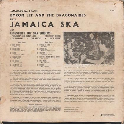 Plays Jamaica Ska / Byron Lee & Dragonaires - FAR EAST RECORDS