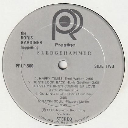 洋楽 Boris Gardiner Happening Sledgehammer The Boris Gardiner Happening - Sledgehammer -1975 - YouTube