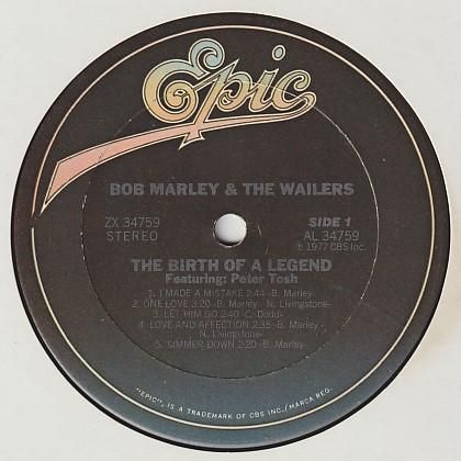The Birth Of A Legend / Bob Marley & The Wailers Feat Peter