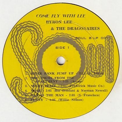 Come Fly With Lee / Byron Lee & Dragonaires - FAR EAST RECORDS