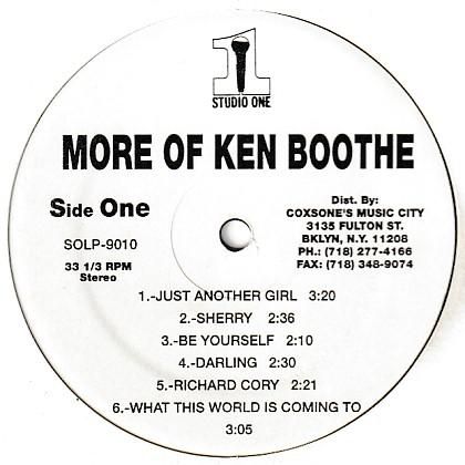 More of Ken Boothe レコード