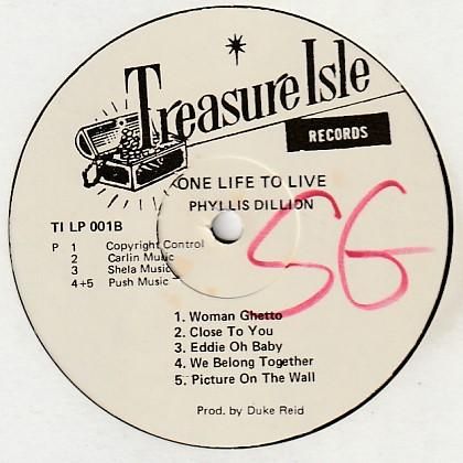 One Life To Live / Phyllis Dillon - FAR EAST RECORDS