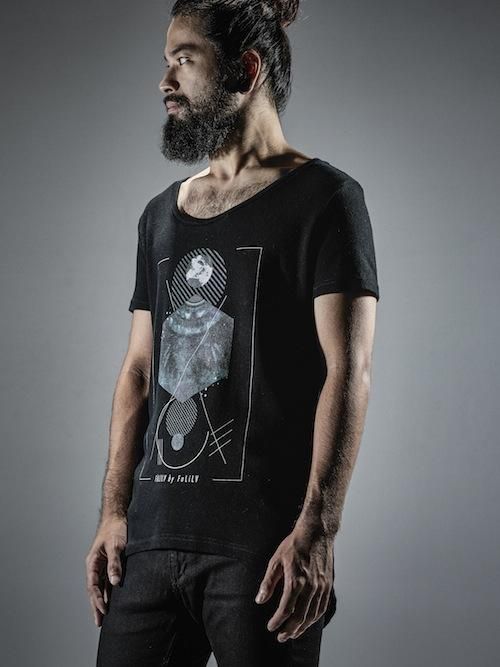 Falilv by Falilv Vネックシャツ ブラック Lサイズ 新品未開封