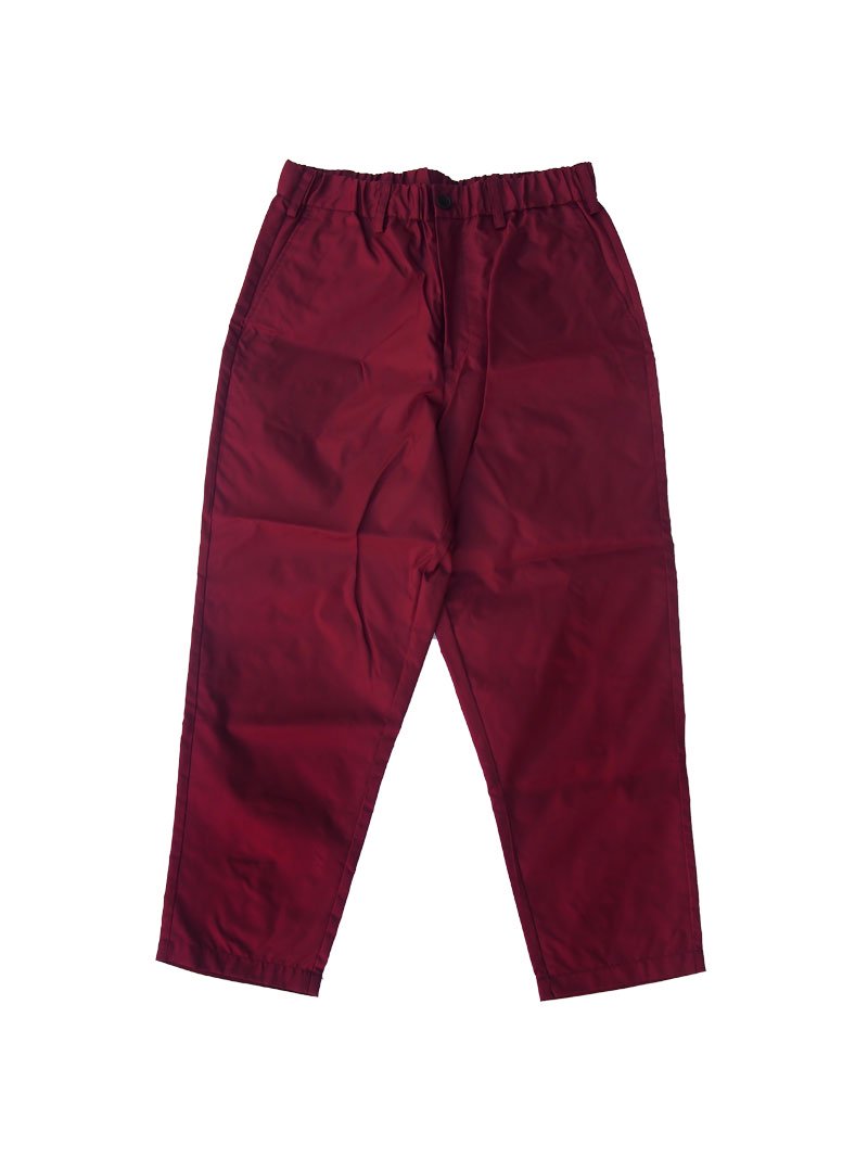 2020 WINTER WIDE TAPERED PANTS (BURGUNDY)