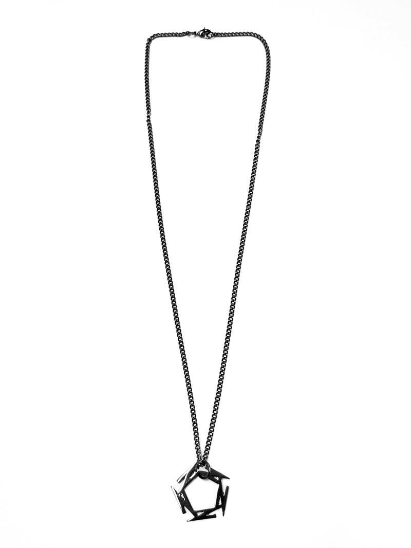 2020 WINTER PENTAGON NECKLACE (BLACK)