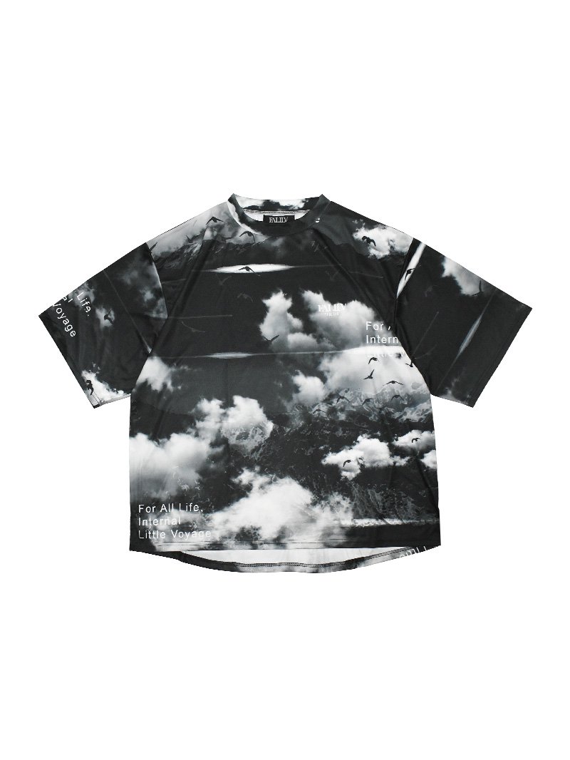 2021 SUMMER FULL GRAPHIC RELAXED TEE (SEA OF CLOUDS)